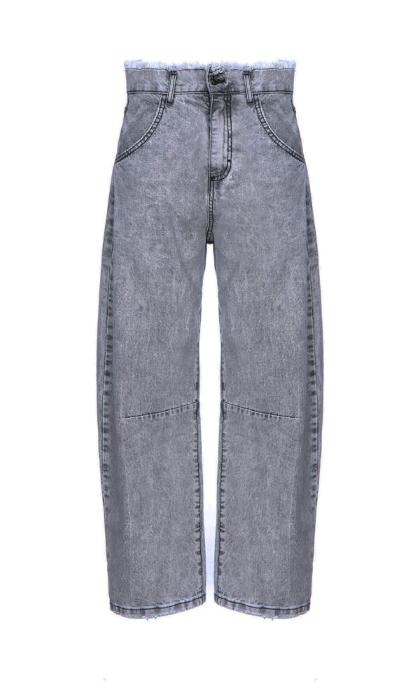 JEANS A PALLONCINO SFRANGIATO