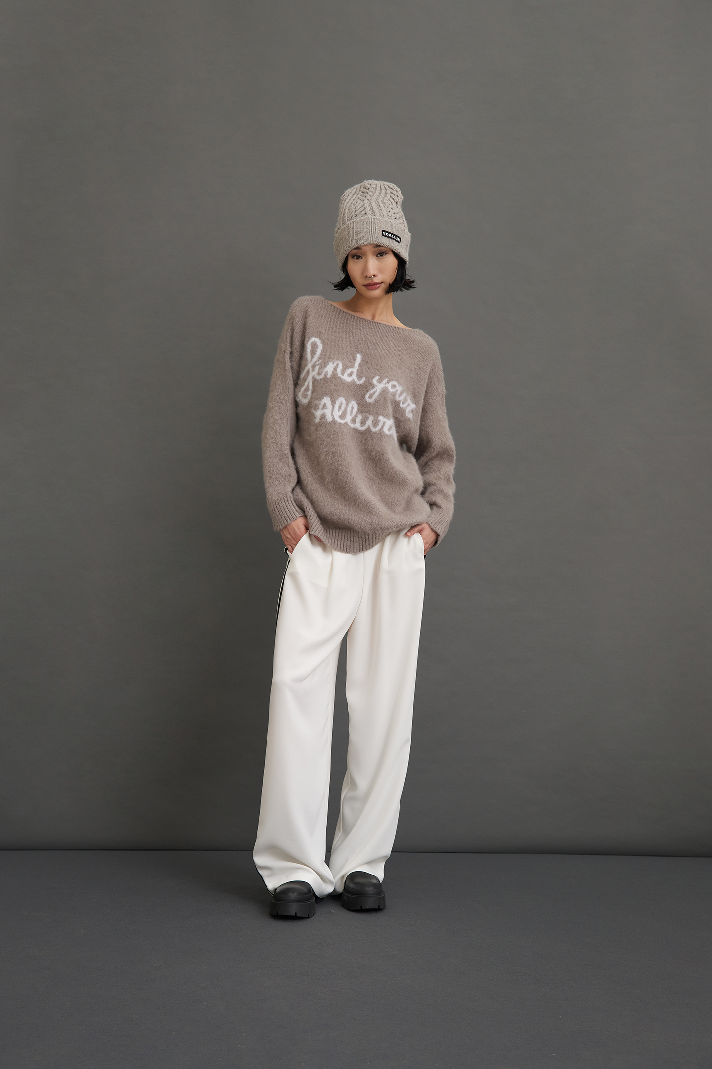 MAGLIA A V OVER MOHAIR - immagine 2