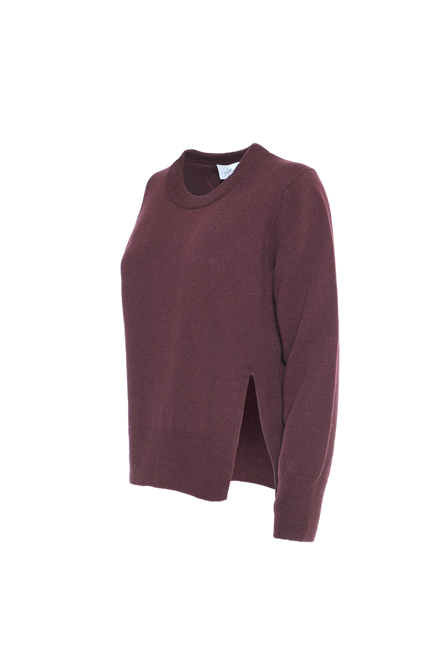 MAGLIA CON SPACCO IN LANA MERINO - immagine 3