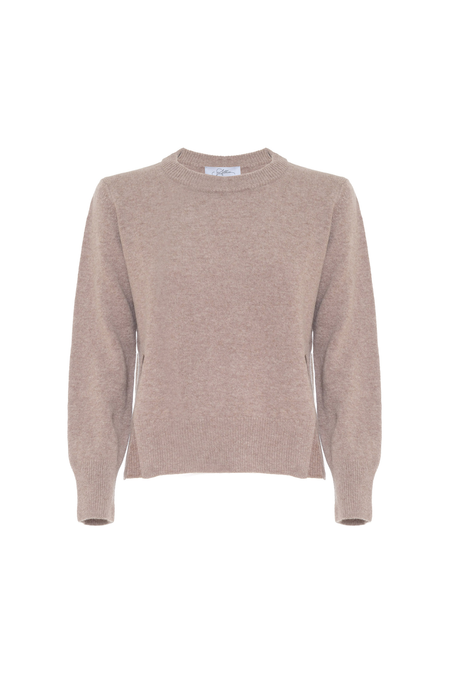 MAGLIA CON SPACCO IN LANA MERINO - immagine 8