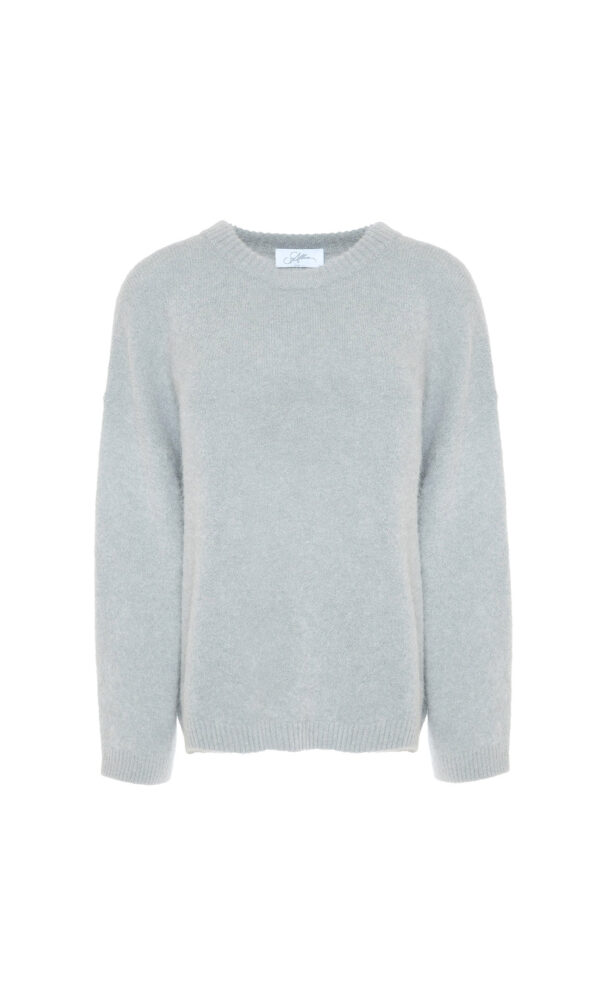 MAGLIA BOXY IN MISTO ALPACA
