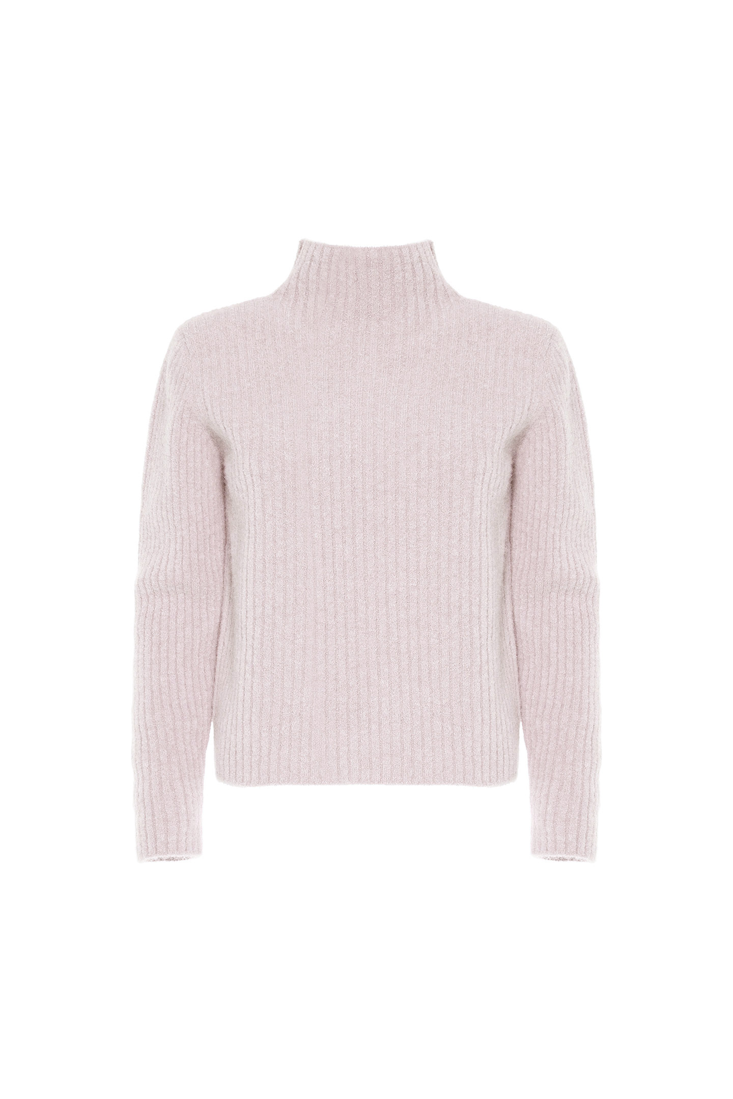 MAGLIA LUPETTO A COSTE IN ALPACA - immagine 5