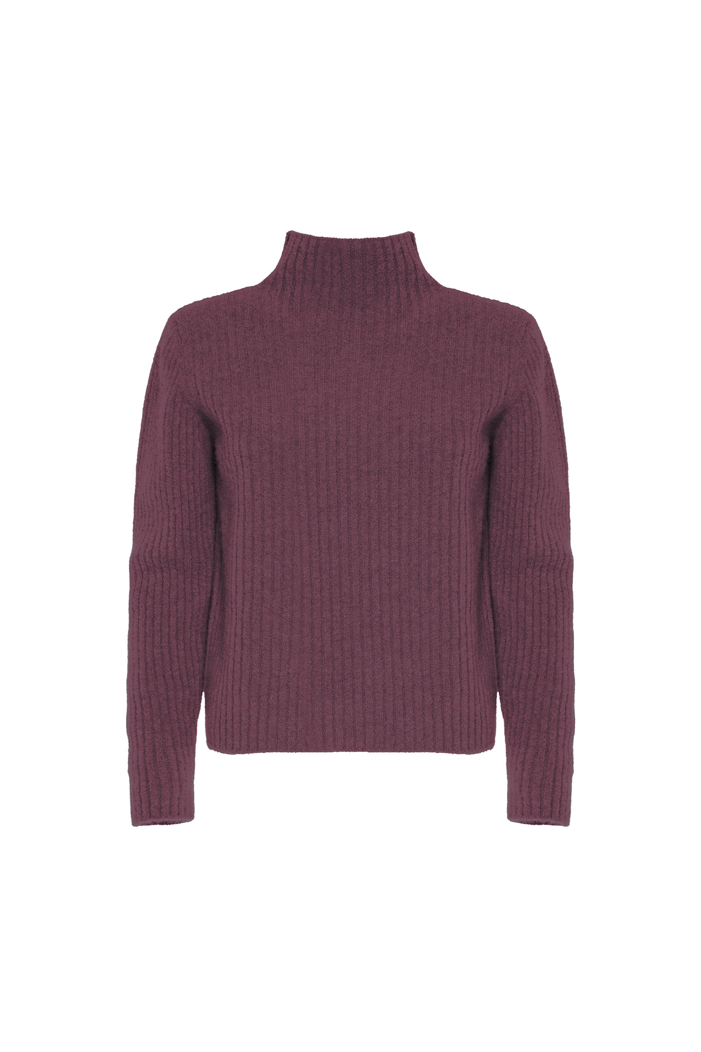 MAGLIA LUPETTO A COSTE IN ALPACA - immagine 4