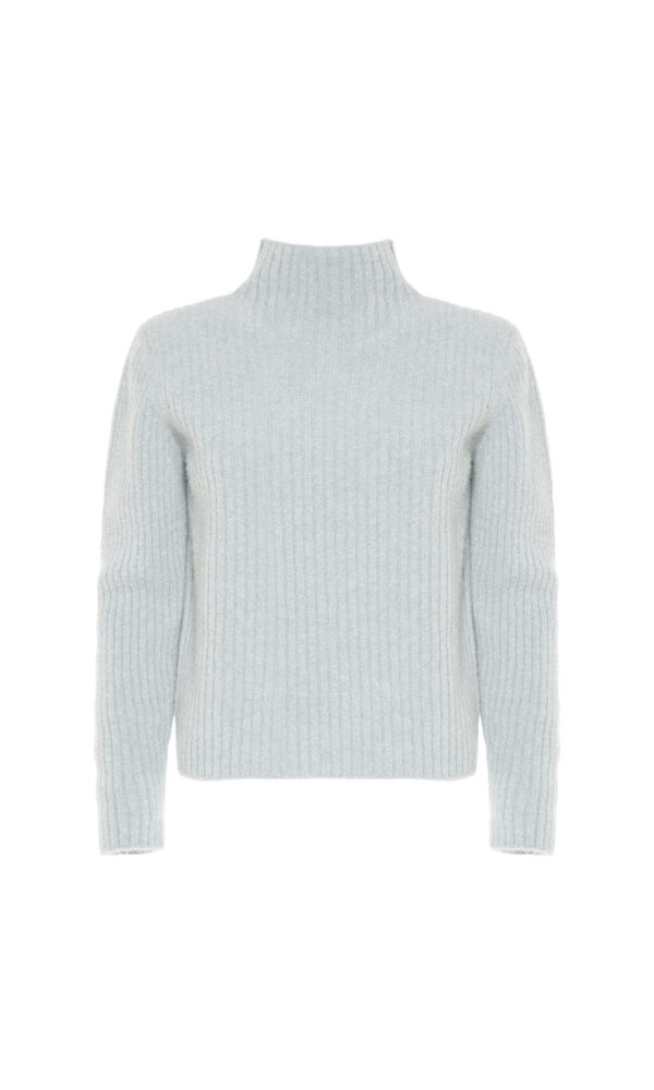 MAGLIA LUPETTO A COSTE IN ALPACA