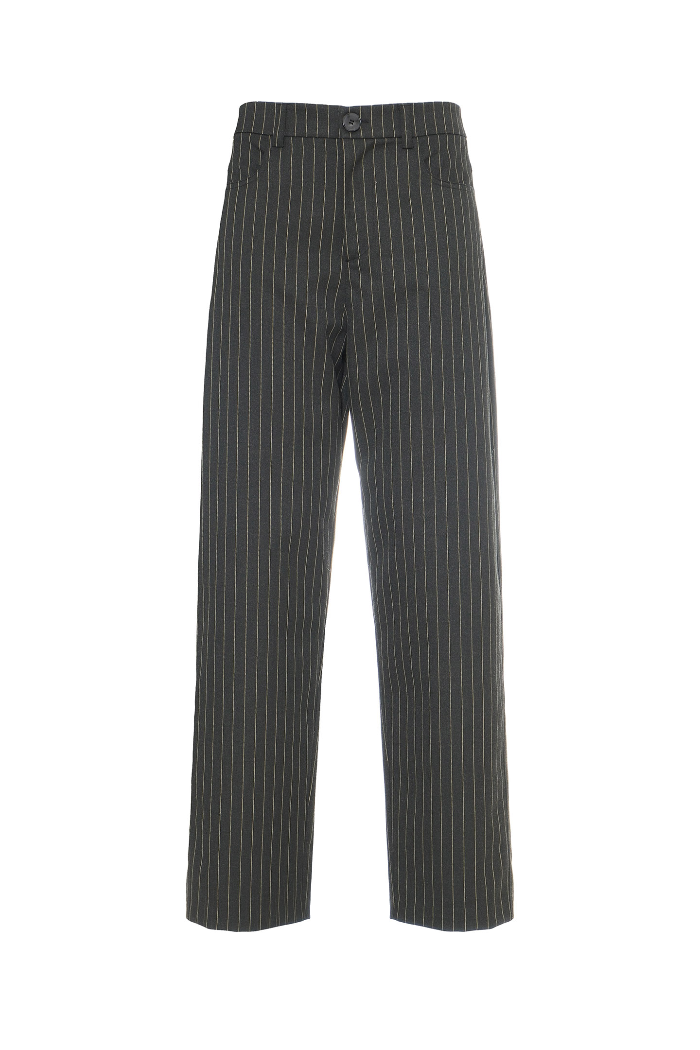 PANTALONI DRITTI MOTIVO GESSATO - immagine 5