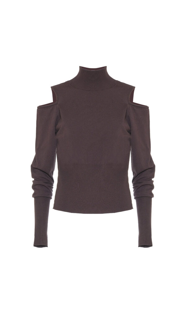MAGLIA IN VISCOSA CUT-OUT