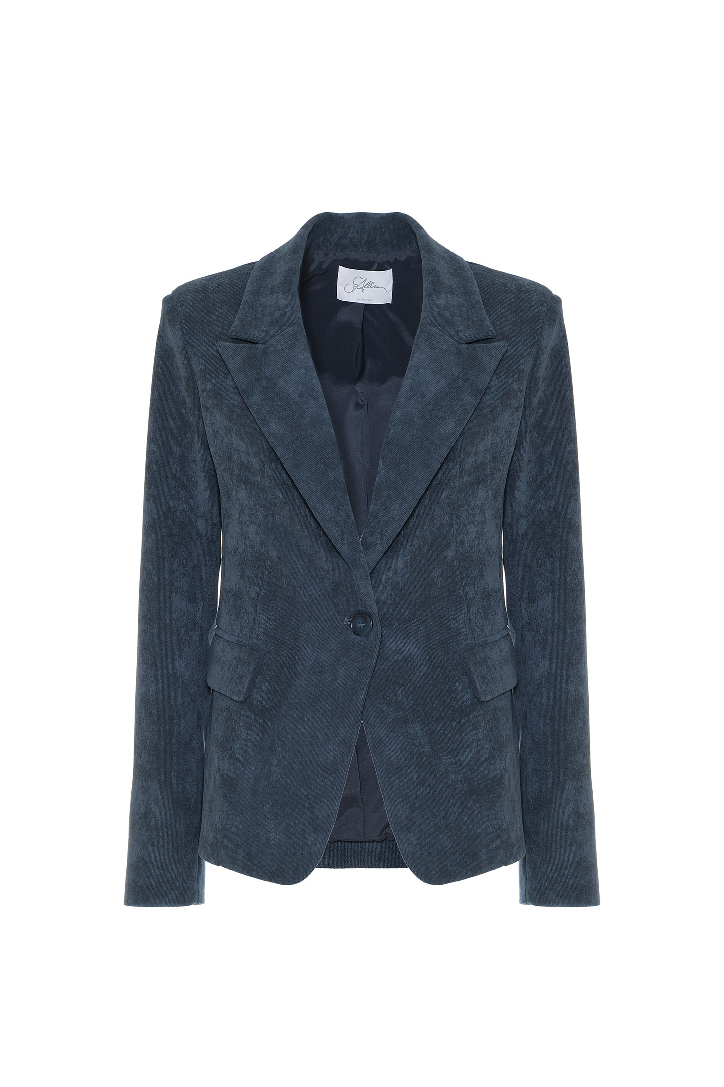 GIACCA SLIM FIT IN VELLUTO A COSTE