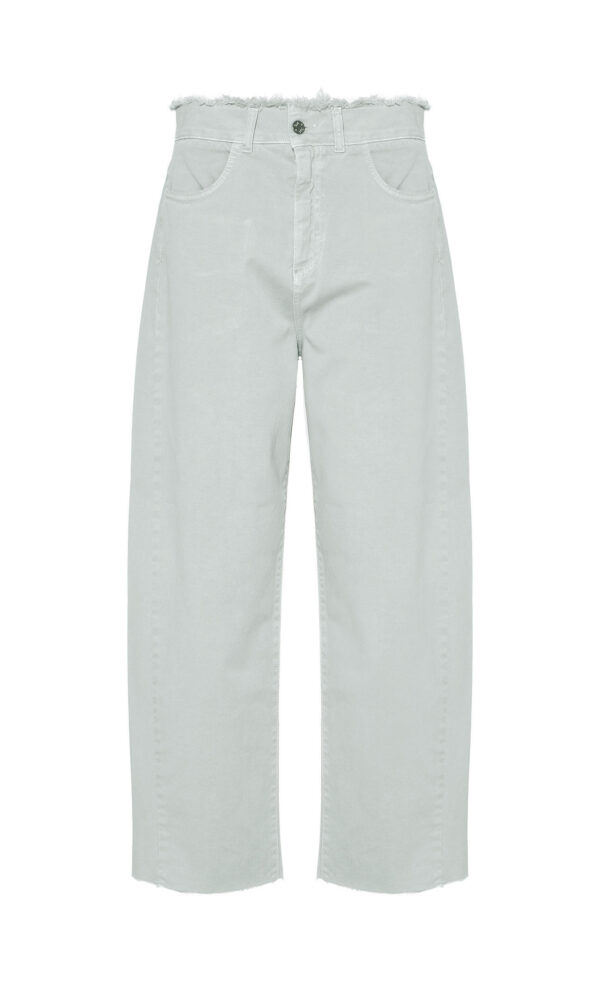 JEANS BARREL IN BULL DI COTONE