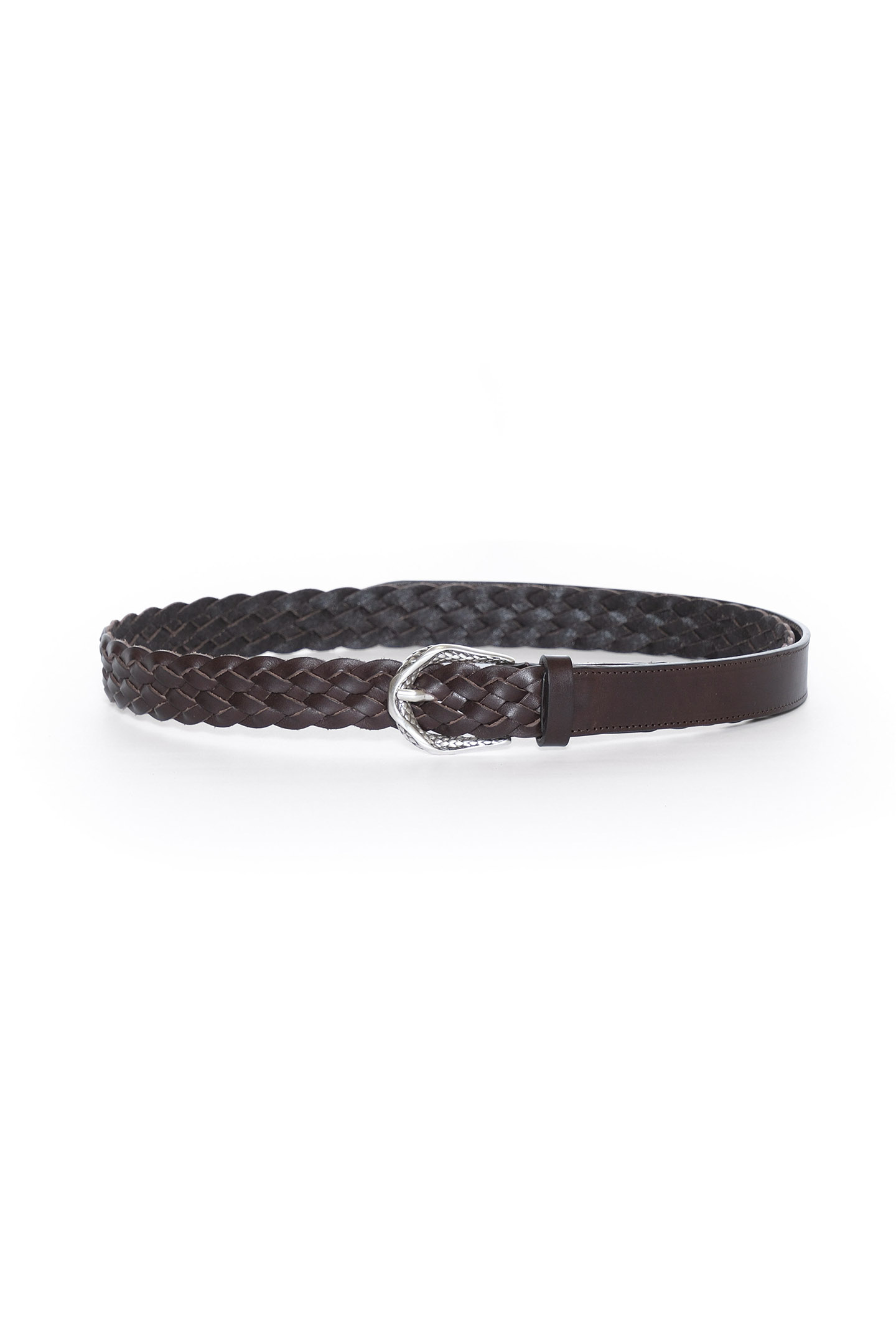 CINTURA IN PELLE INTRECCIATA