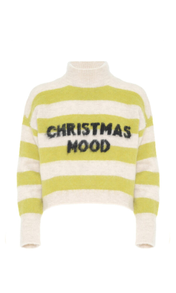 PULLOVER A RIGHE CHRISTMAS MOOD