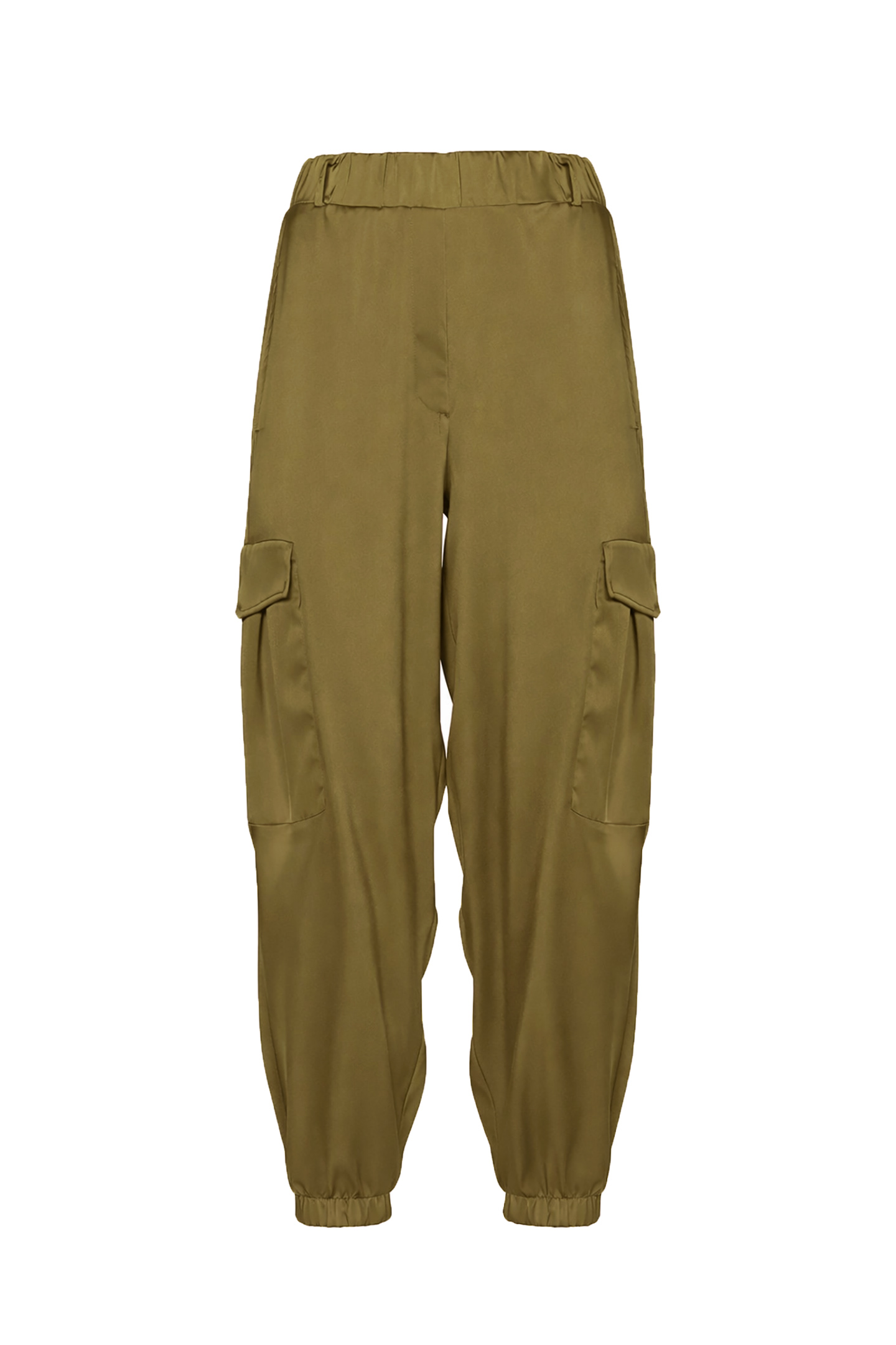 PANTALONI CARGO IN RASO - immagine 5