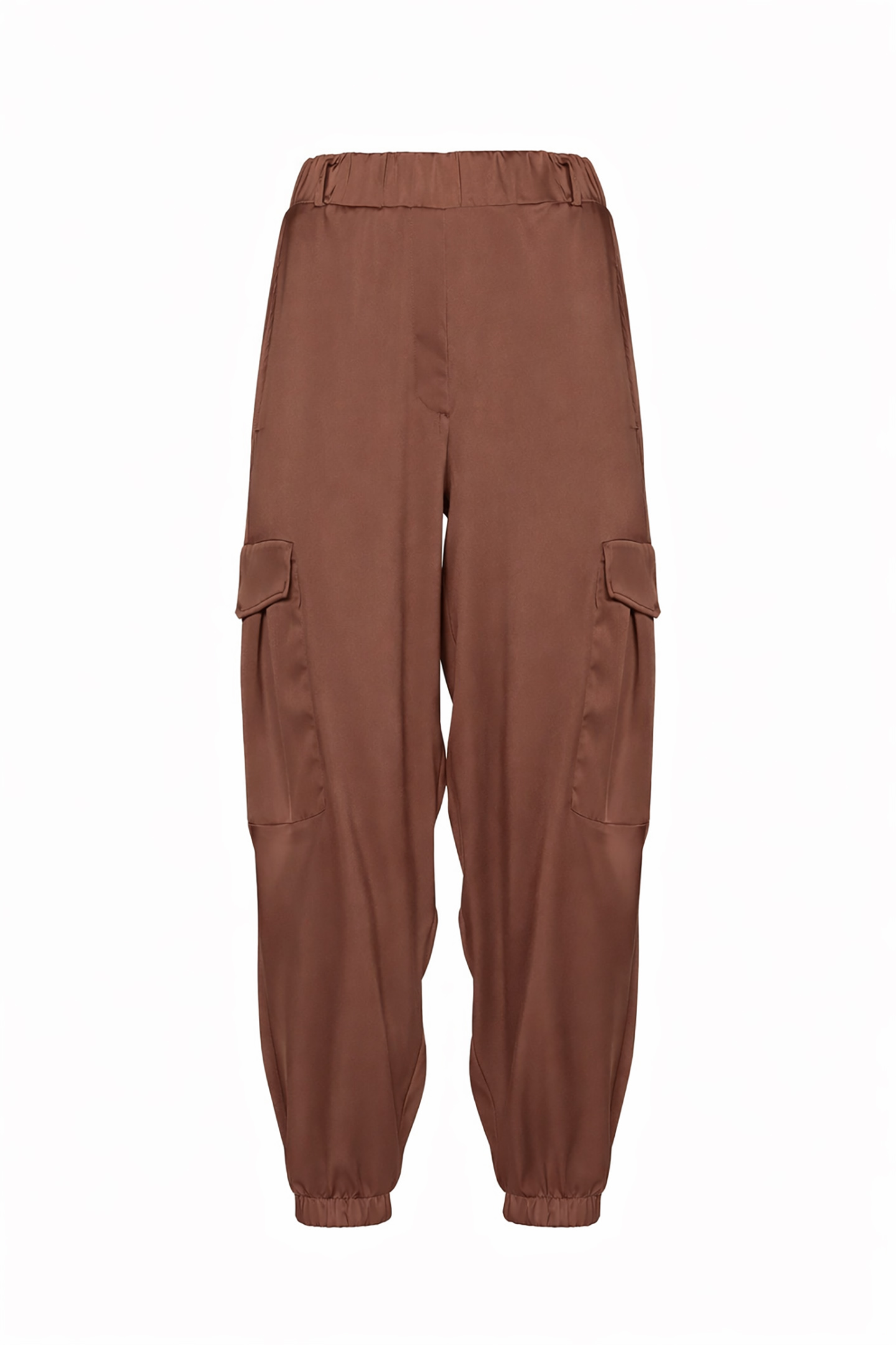 PANTALONI CARGO IN RASO - immagine 6