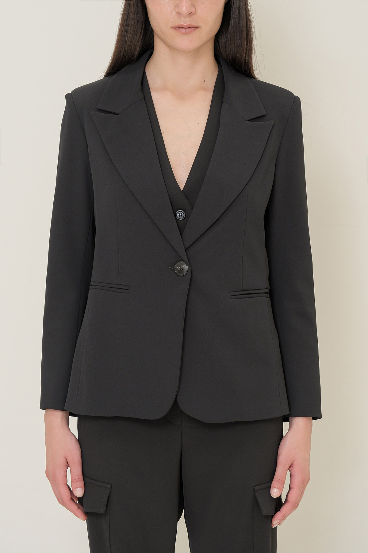 GIACCA MONOPETTO IN CREPE - immagine 4