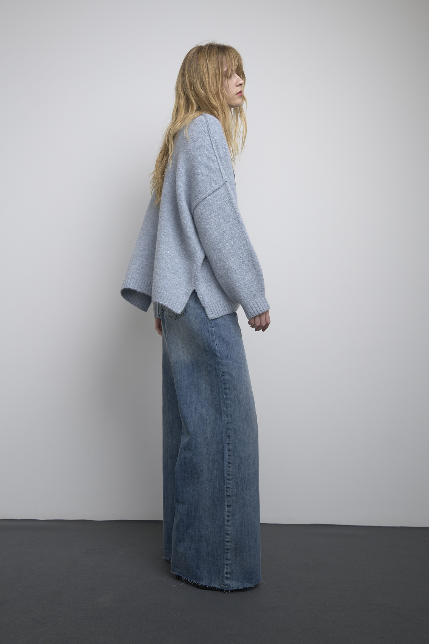 CARDIGAN BOXY IN MISTO LANA - immagine 3