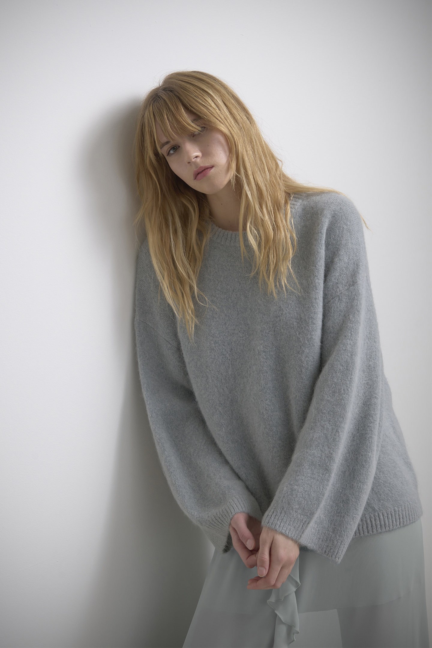MAGLIA BOXY IN MISTO ALPACA - immagine 2