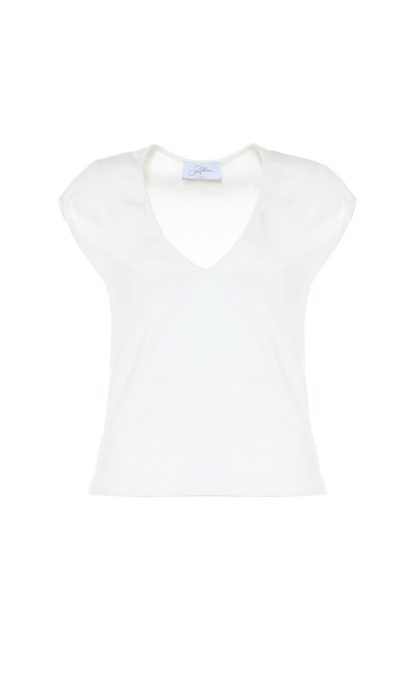 TOP A COSTINE SCOLLATO A V