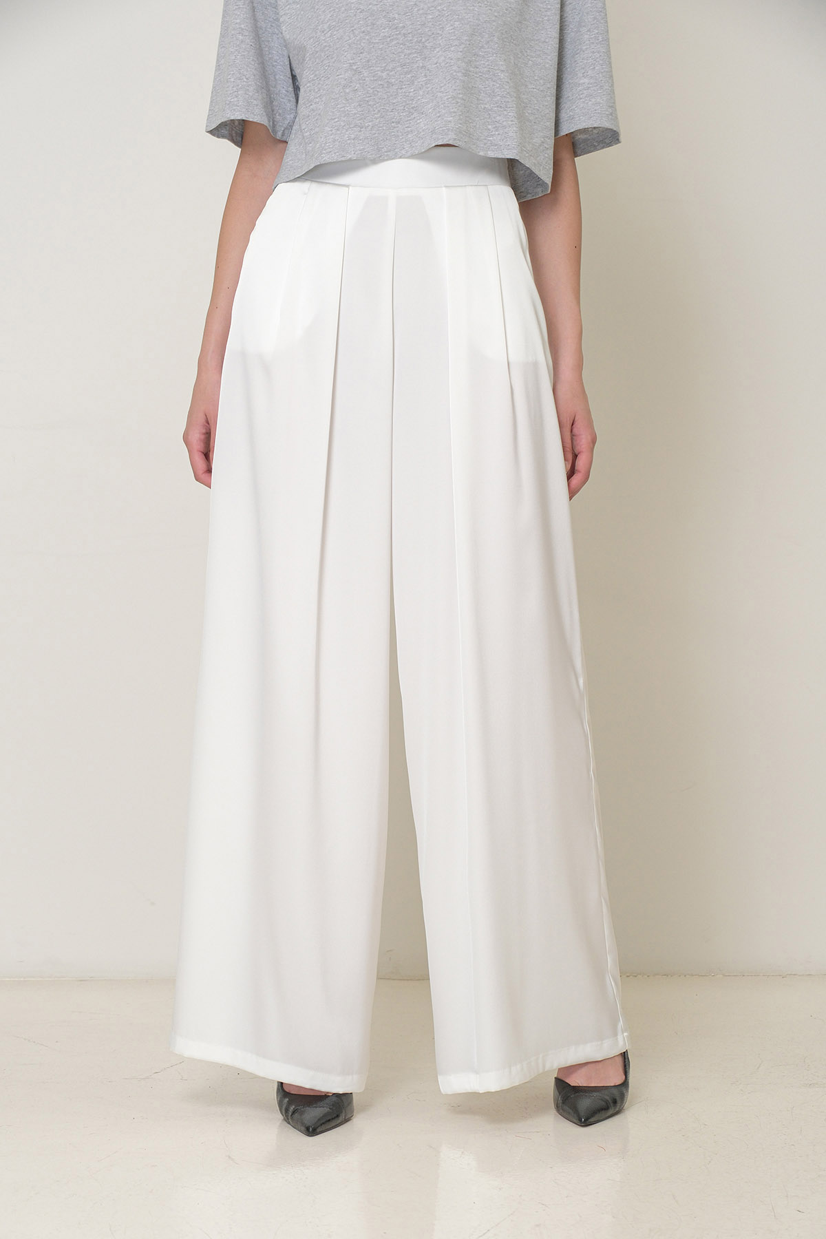 PANTALONI PALAZZO IN RASO - immagine 8
