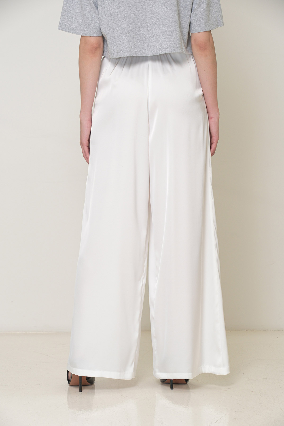 PANTALONI PALAZZO IN RASO - immagine 9