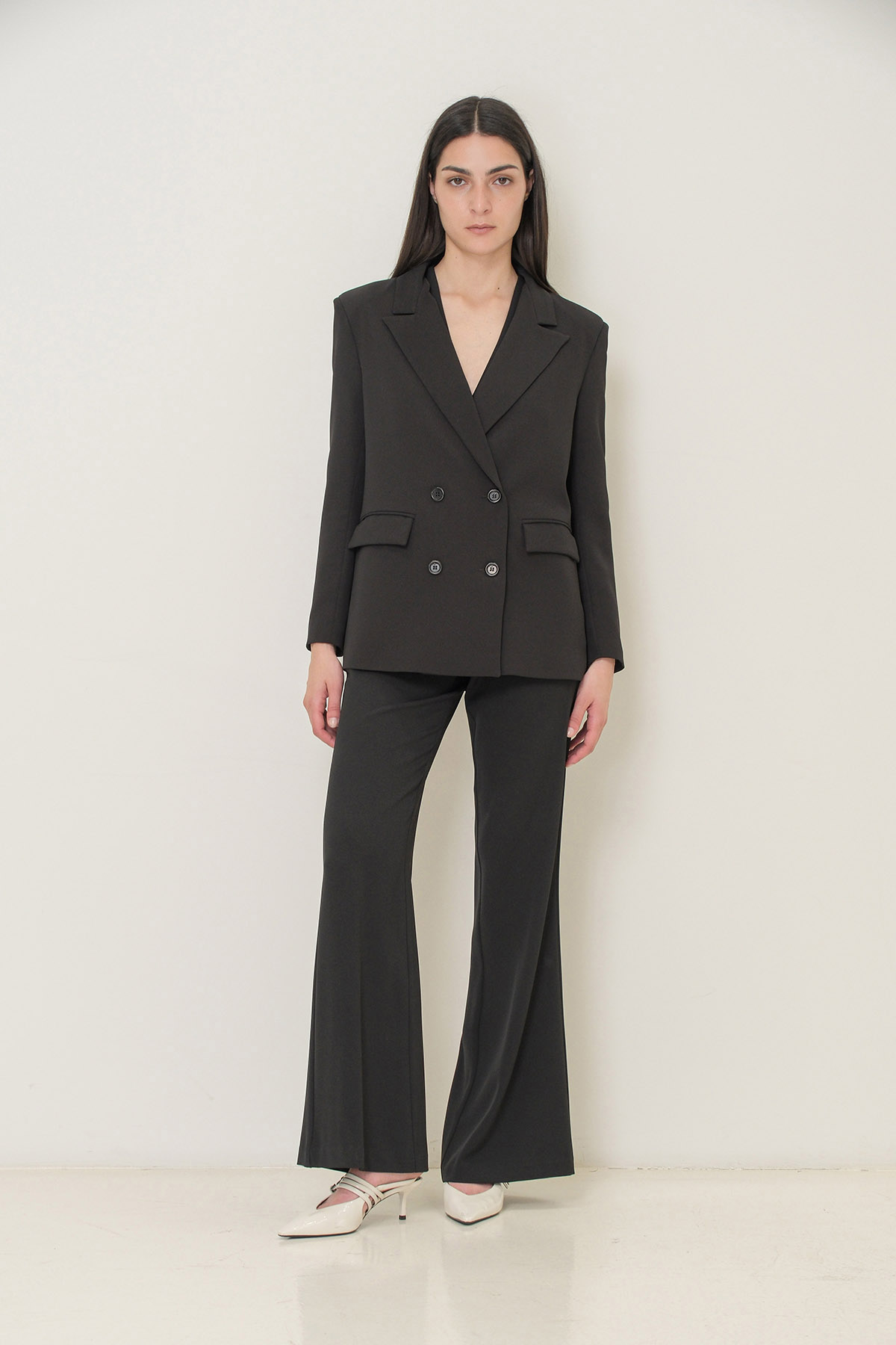 PANTALONI PALAZZO IN CREPE - immagine 4