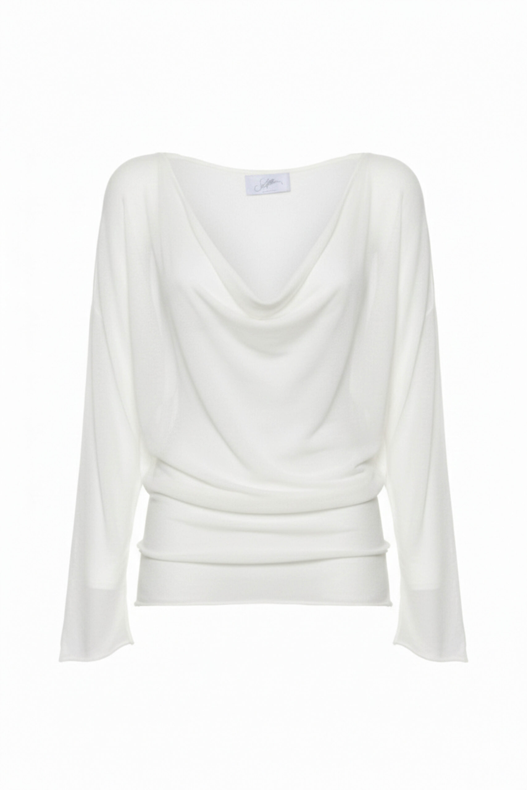 MAGLIA DRAPÉE A MANICHE LUNGHE - immagine 5