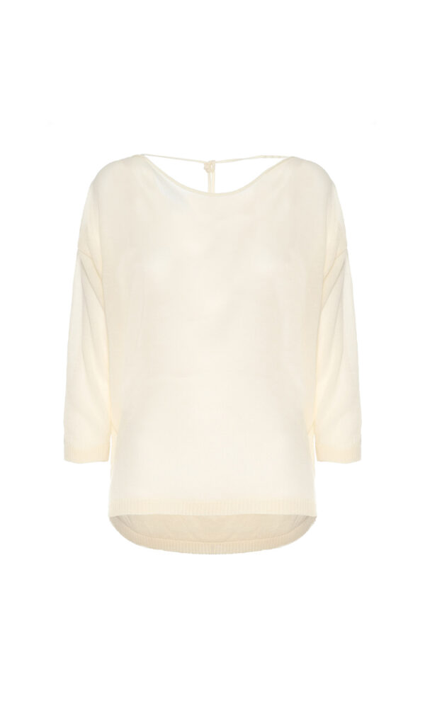 MAGLIA CON APERTURA A GOCCIA