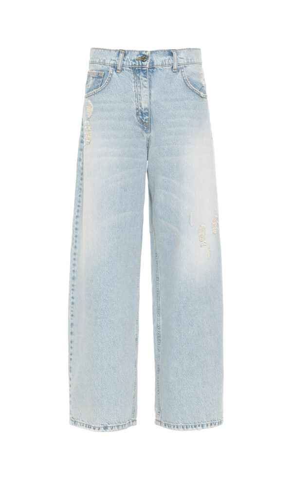 JEANS RELAXED BLU CHIARO