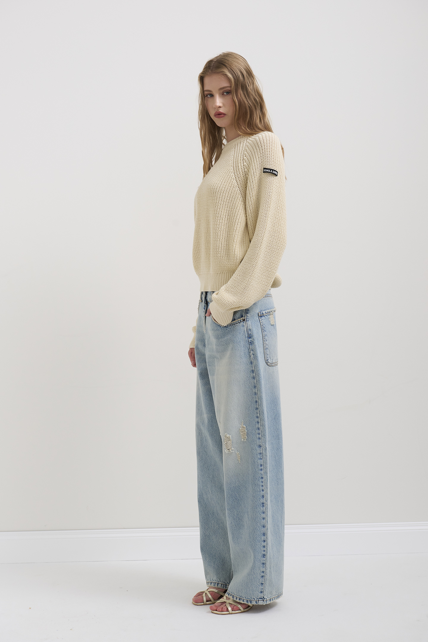 JEANS RELAXED BLU CHIARO - immagine 3