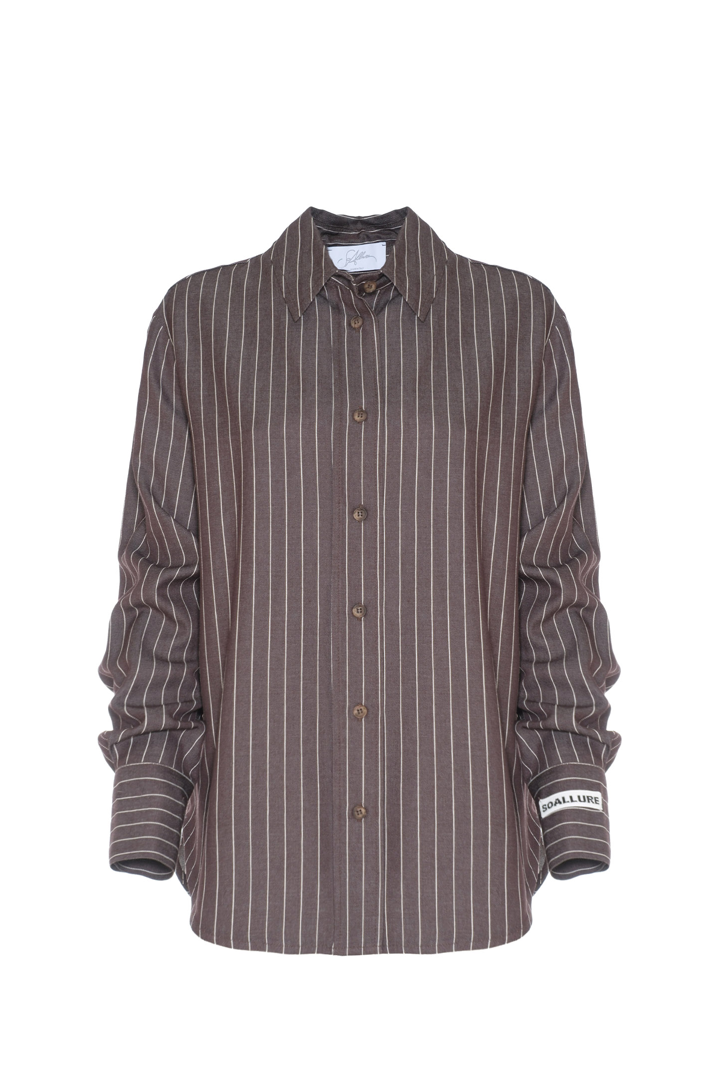CAMICIA A RIGHE OVERSIZED - immagine 4
