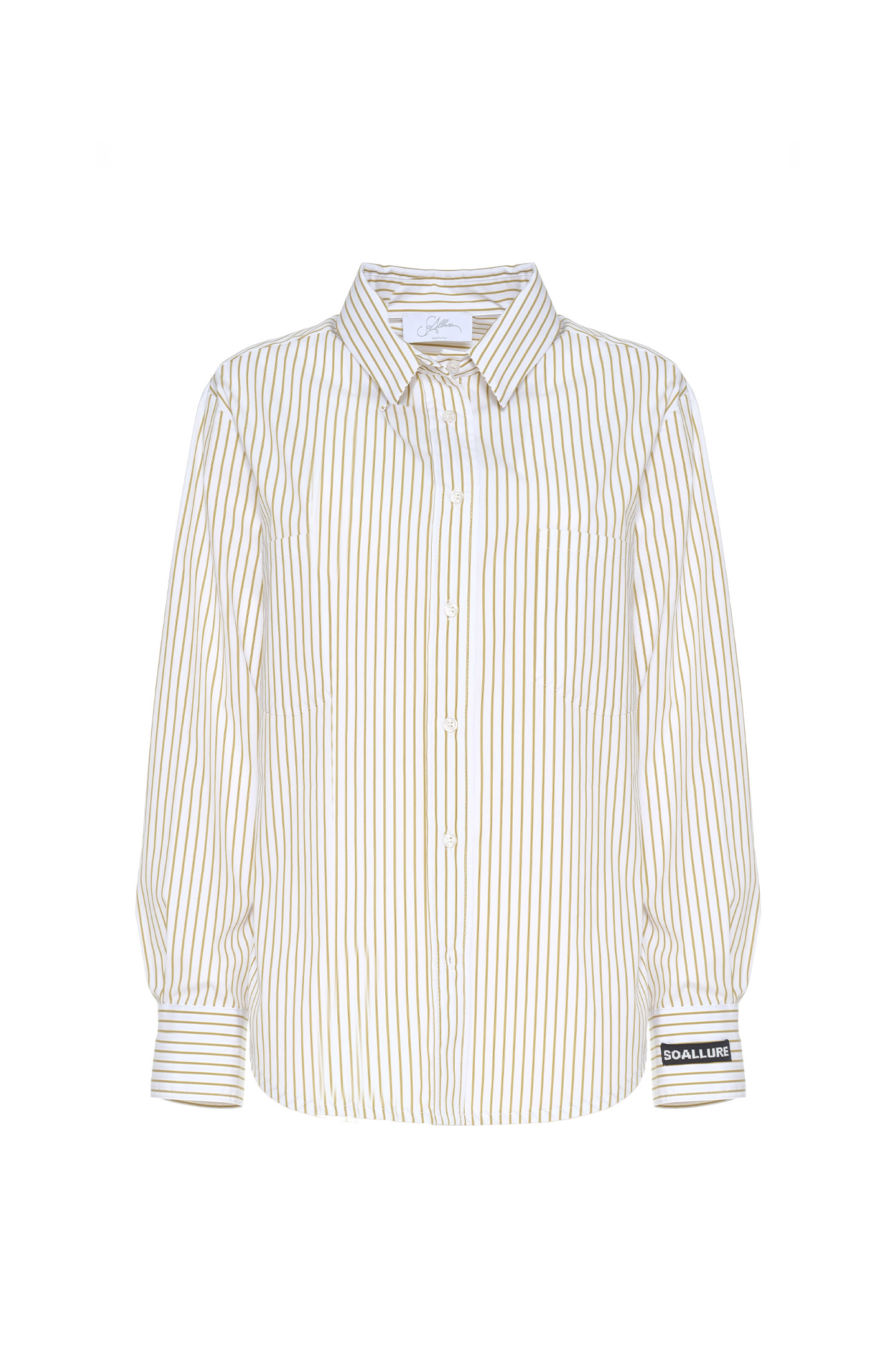 CAMICIA IN POPELINE RIGATO