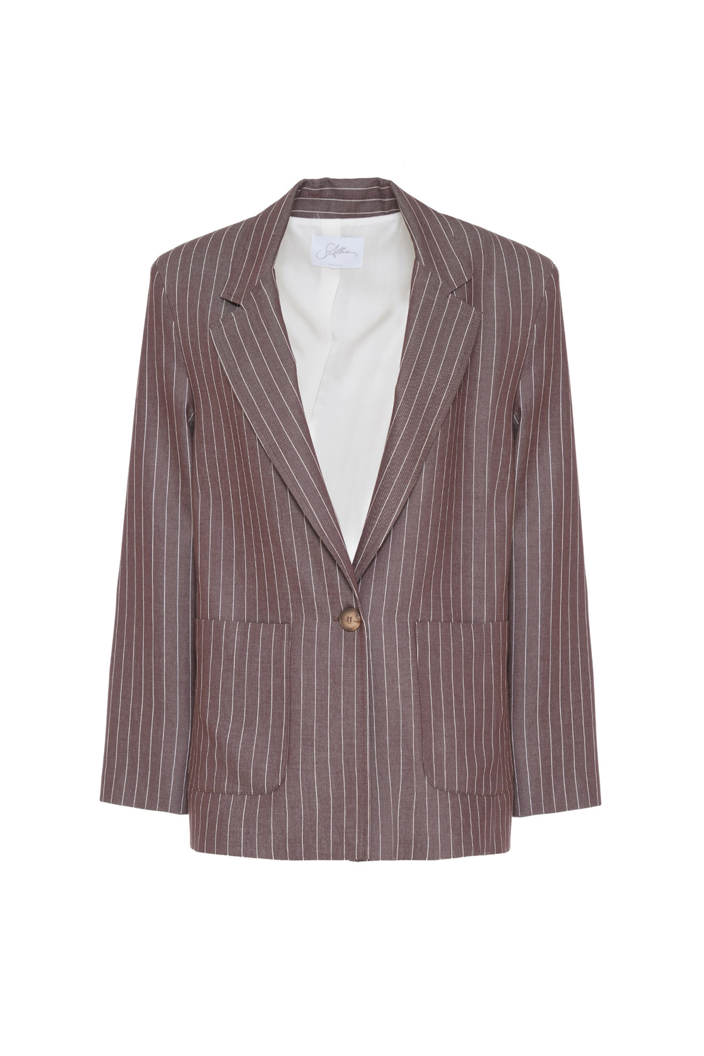 GIACCA OVERSIZE MOTIVO GESSATO