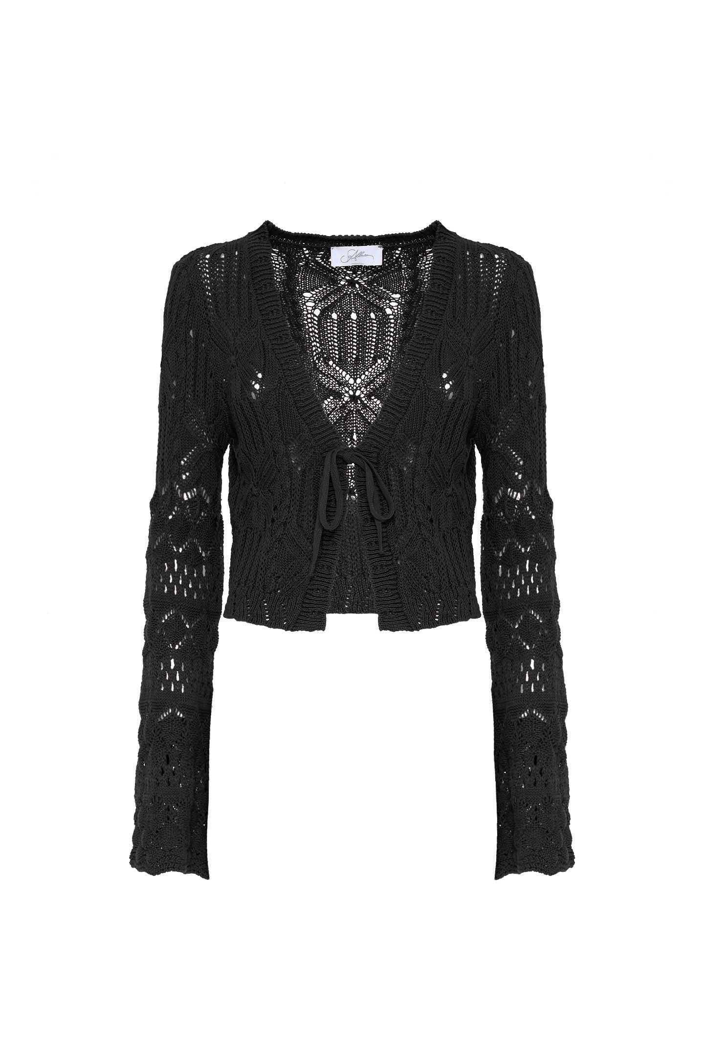 CARDIGAN IN MAGLIA TRAFORATA - immagine 5