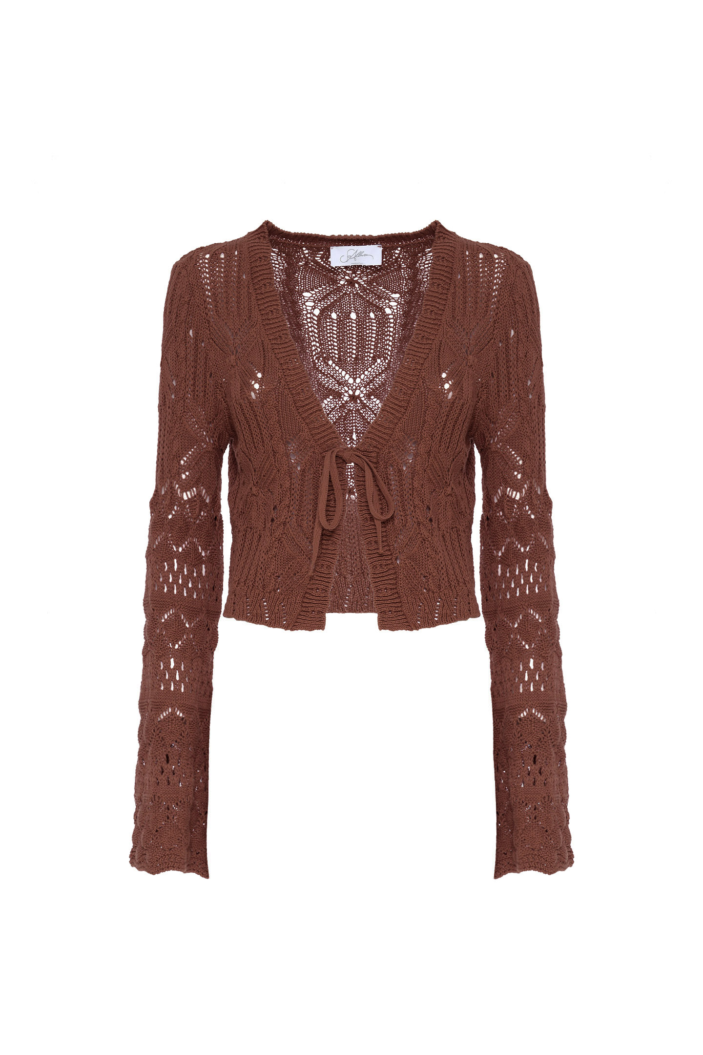 CARDIGAN IN MAGLIA TRAFORATA - immagine 6