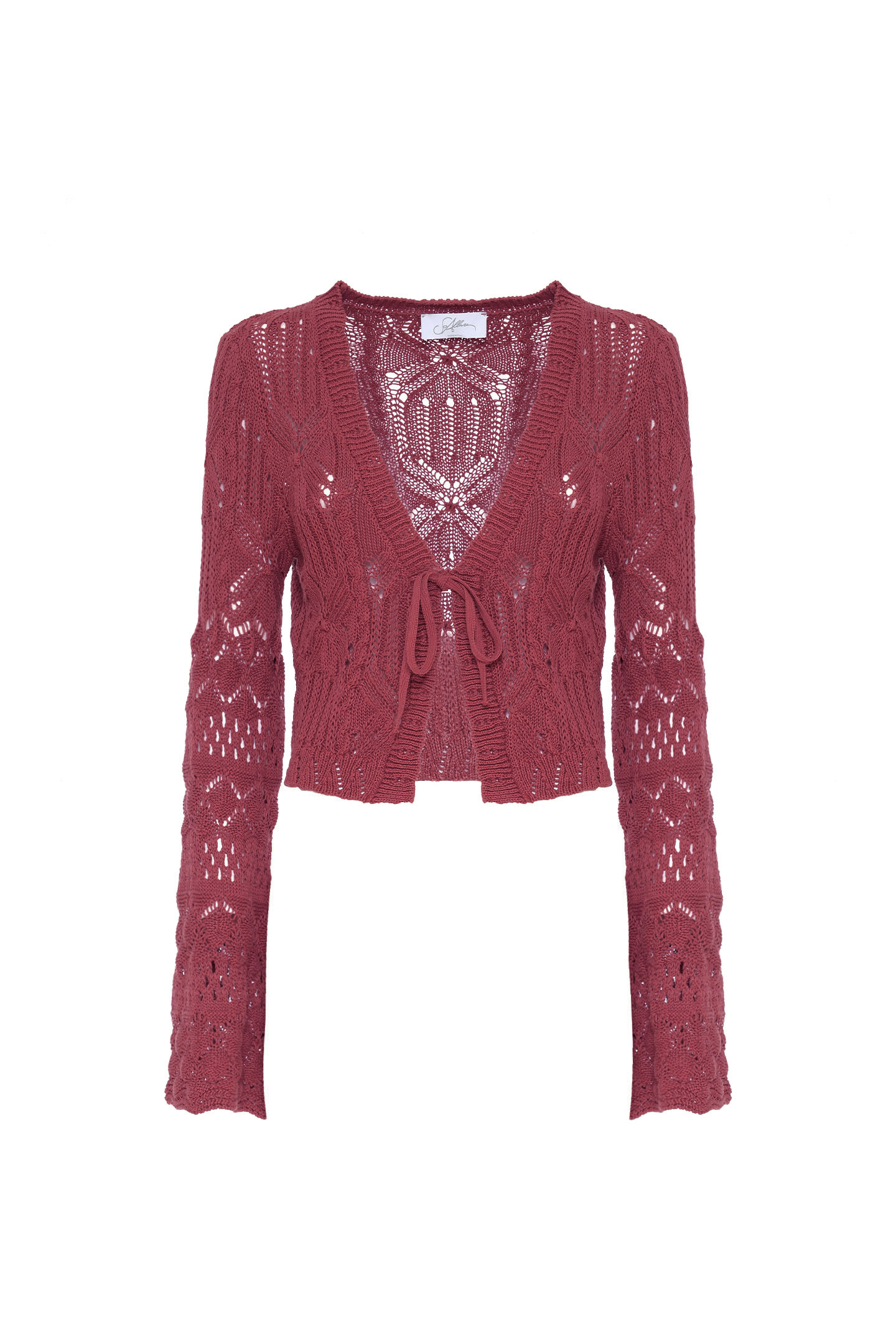 CARDIGAN IN MAGLIA TRAFORATA - immagine 7