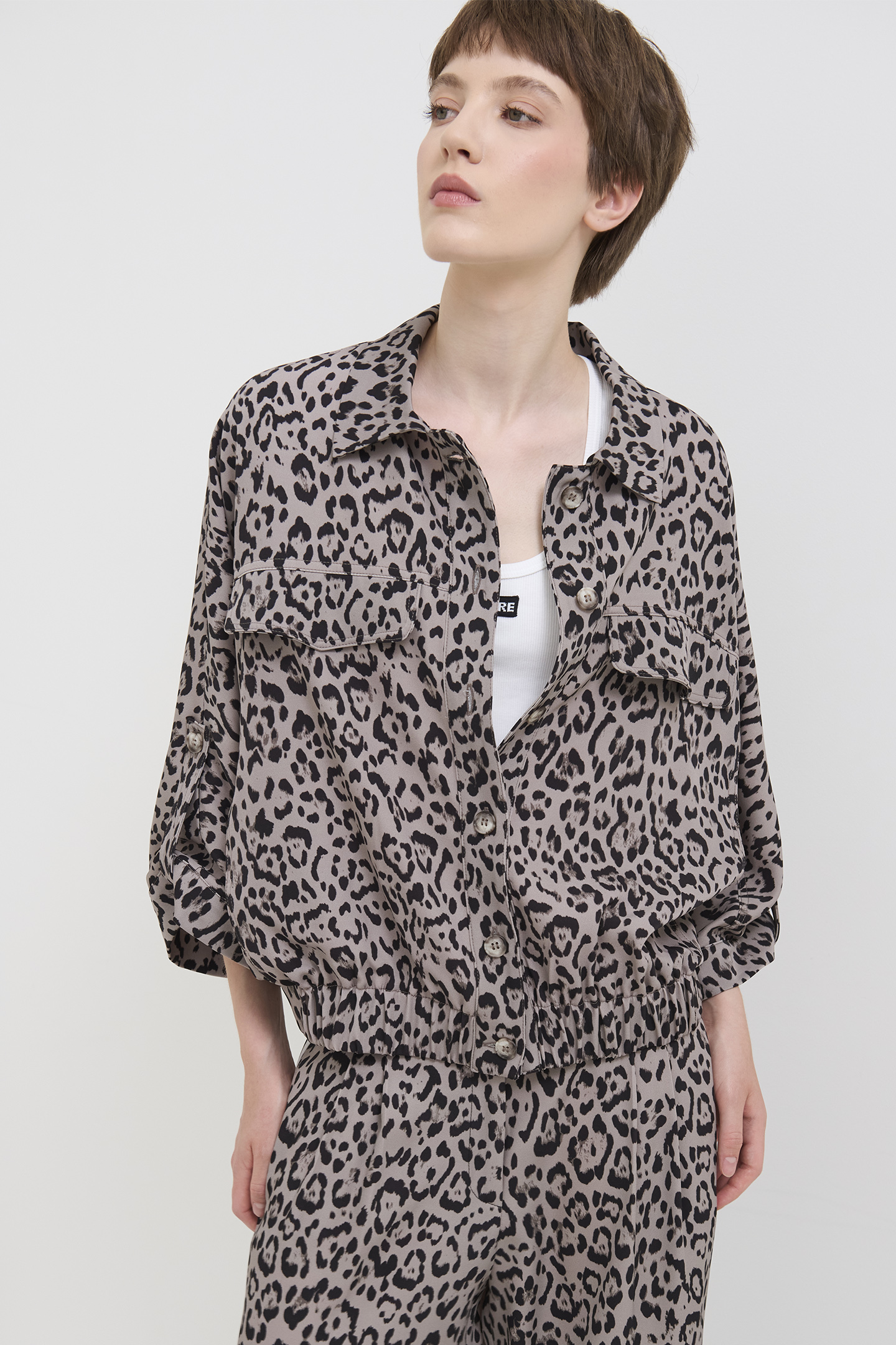OVERSIZED ANIMALIER BOMBER JACKET - Image 3