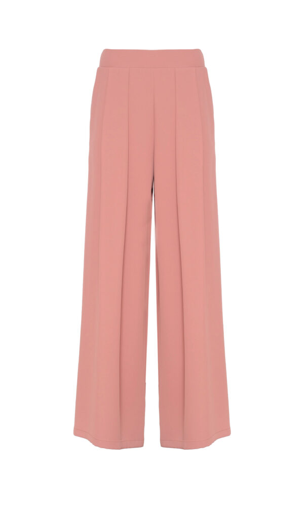 PANTALONI PALAZZO CON PINCES