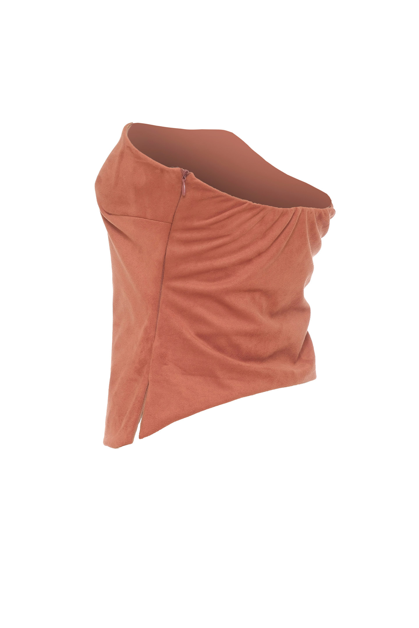 TOP BUSTIER IN ECOSUEDE - immagine 3