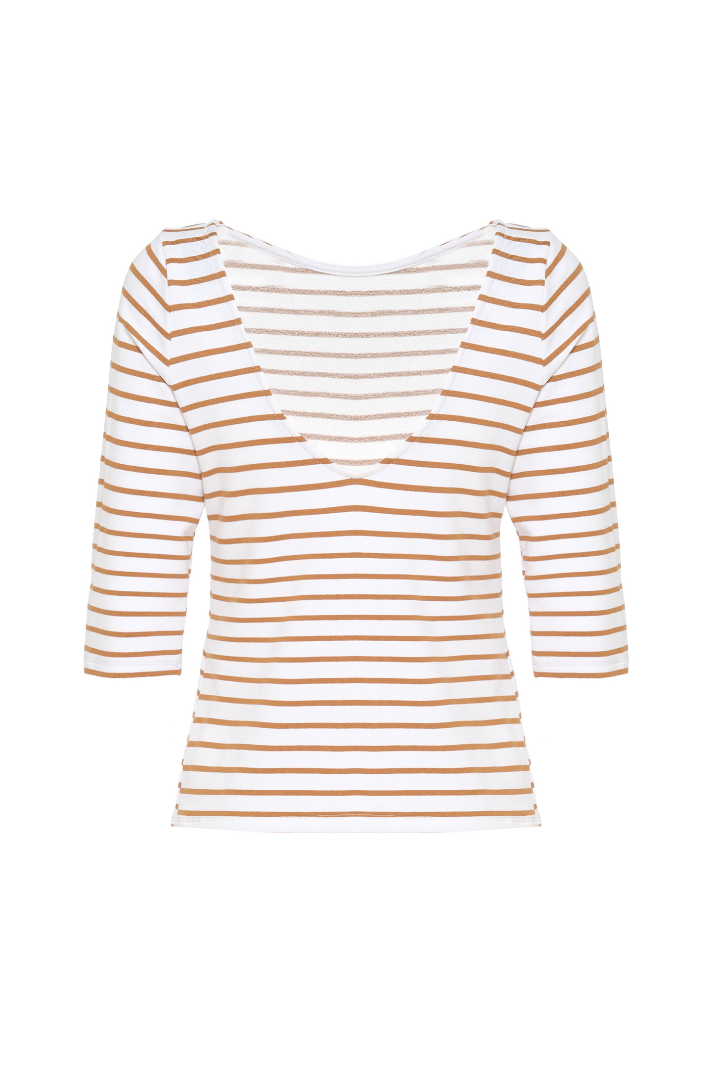MAGLIA A RIGHE IN VISCOSA - immagine 3