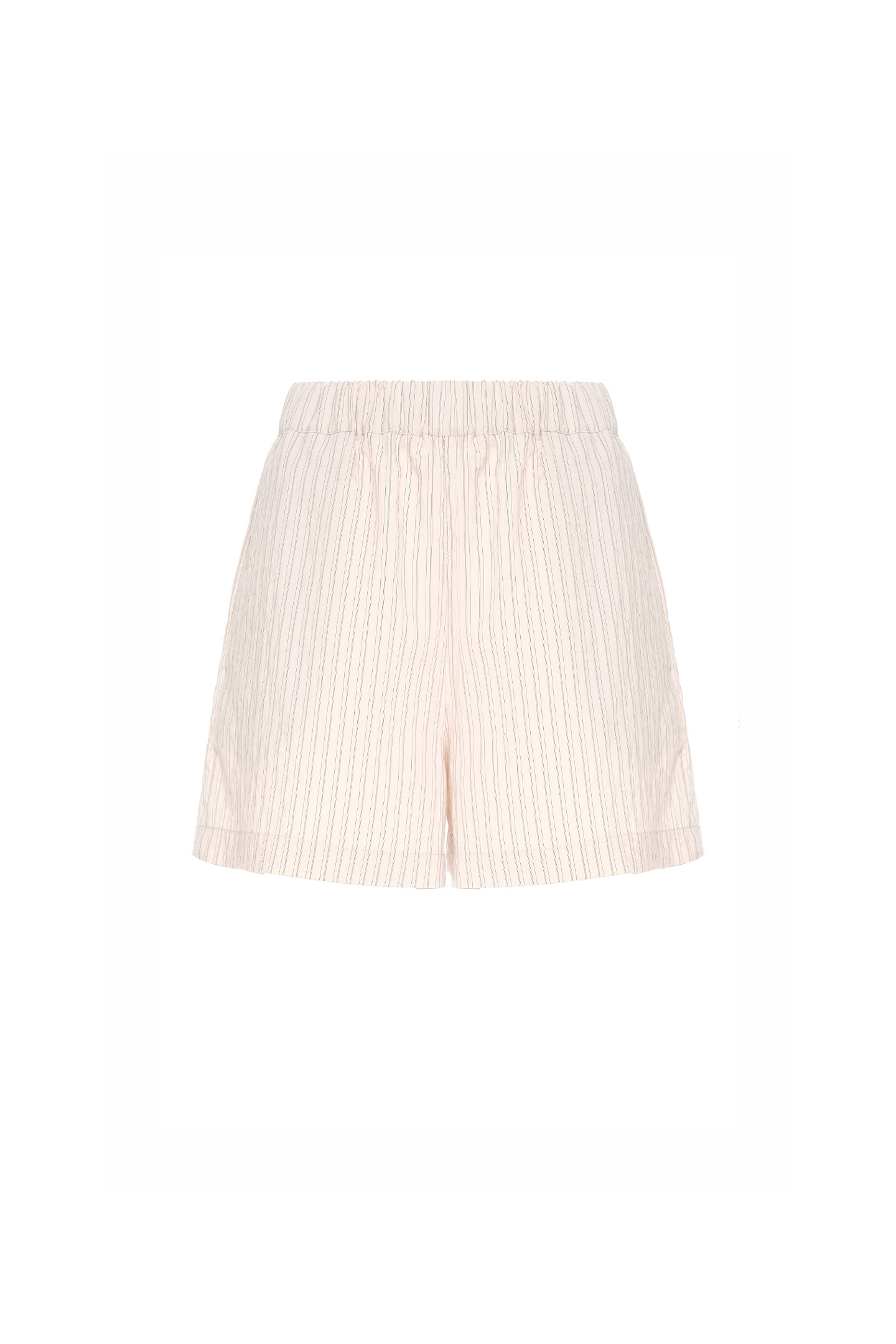 SHORTS A RIGHE CON VITA ELASTICIZZATA