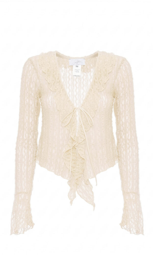 BLUSA CON VOLANT
