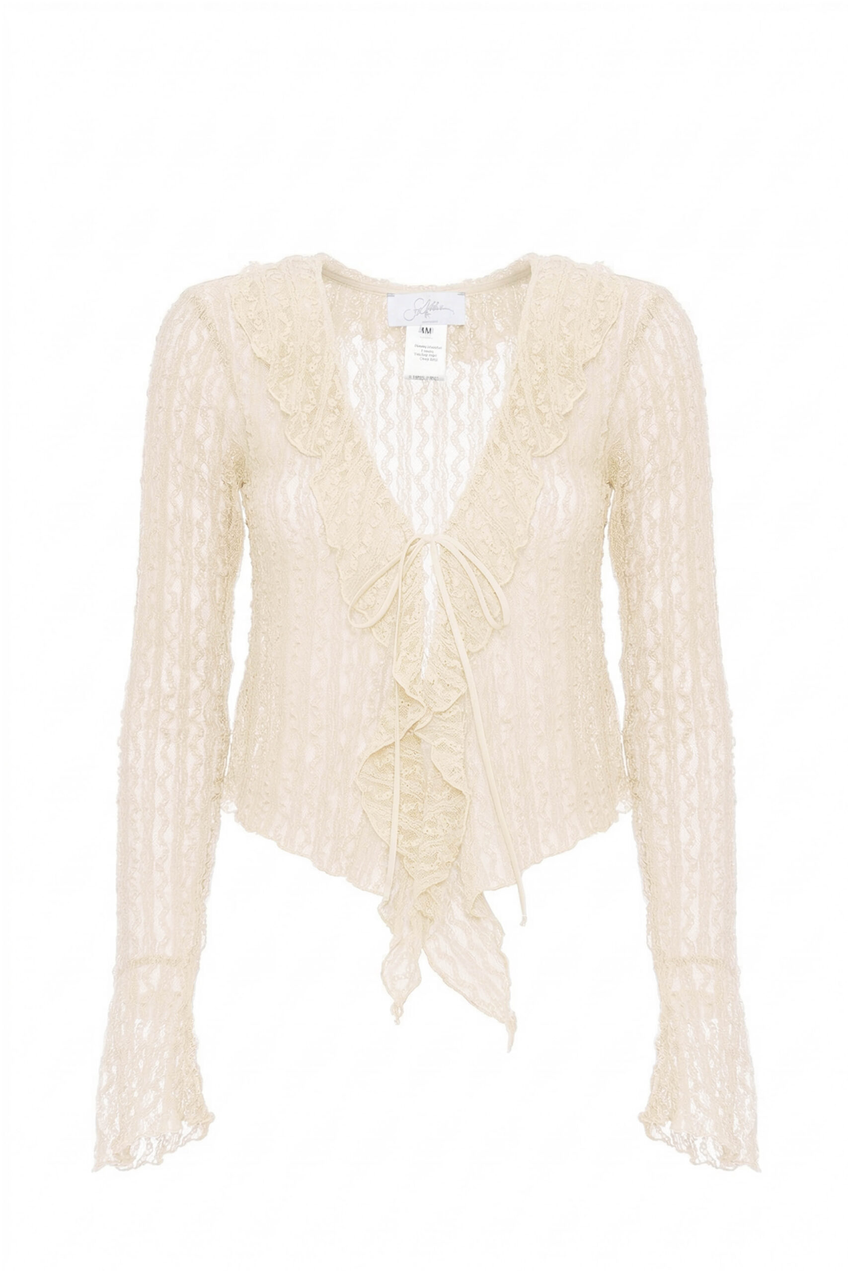 BLUSA CON VOLANT