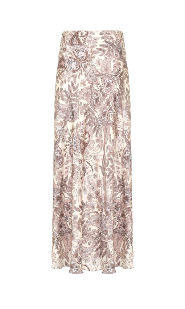 MAXI SKIRT WITH PAISLEY PATTERN