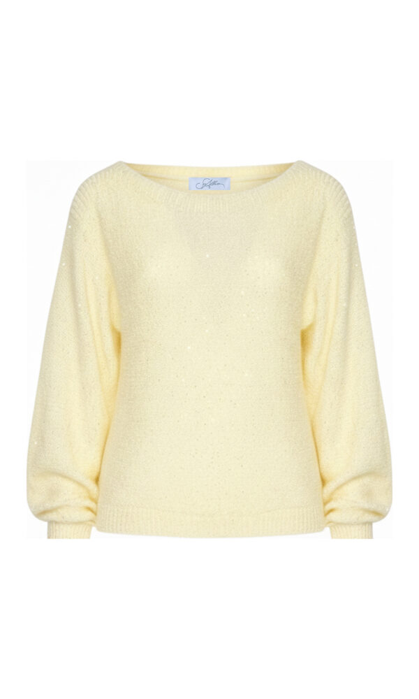 MAGLIA BOXY CON PAILLETTES