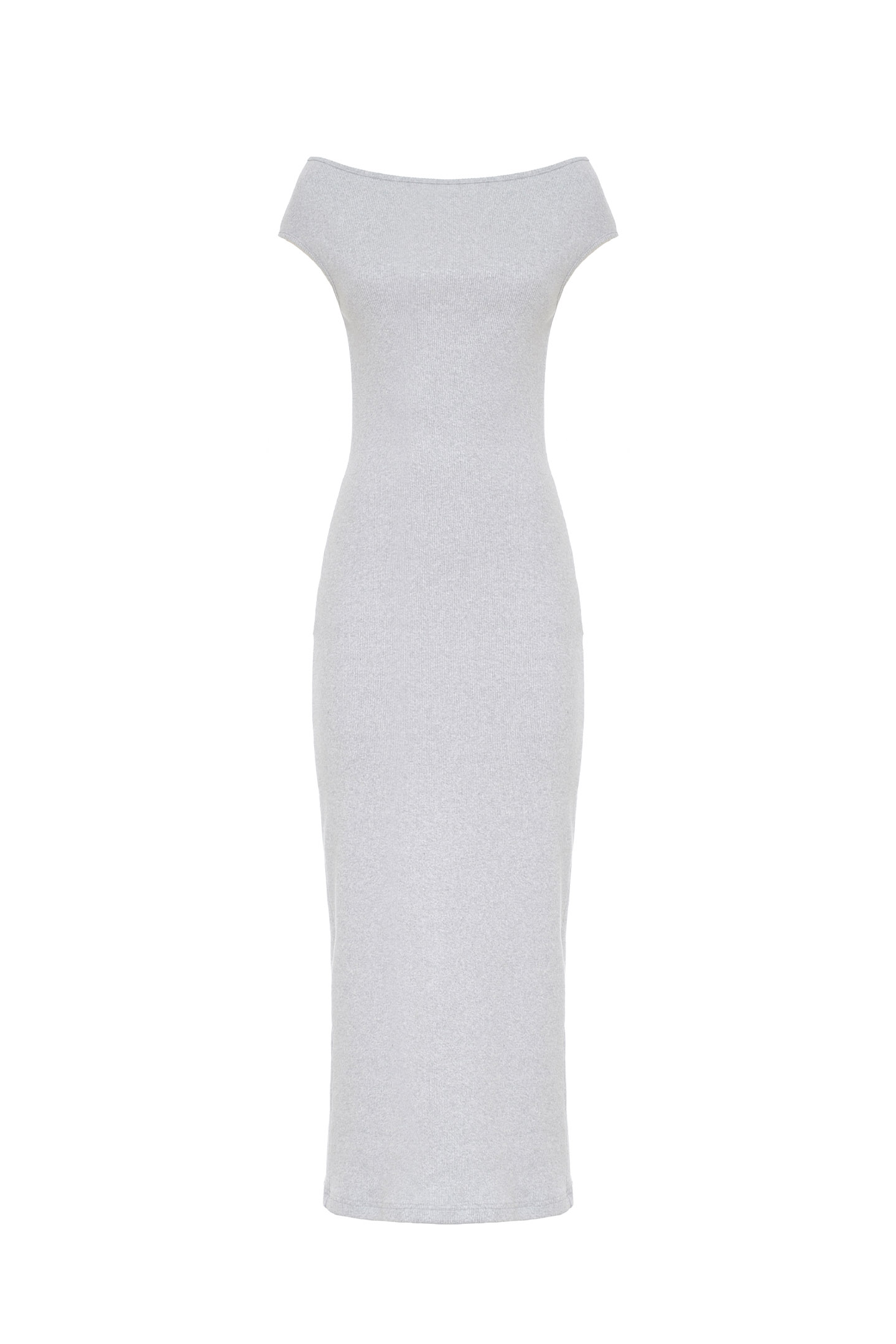 RIBBED COTTON DRESS