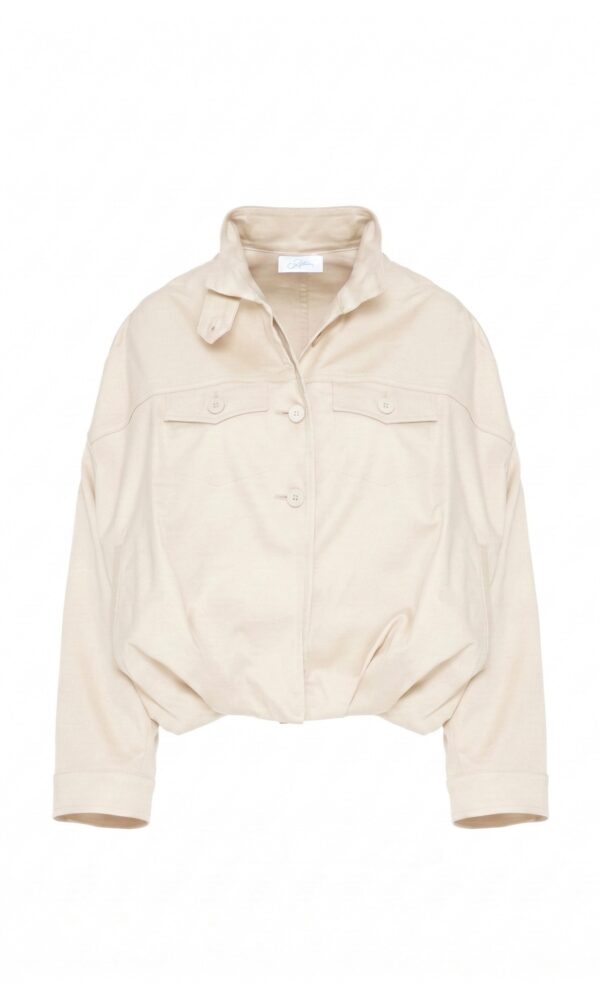 BOMBER IN TWILL DI COTONE