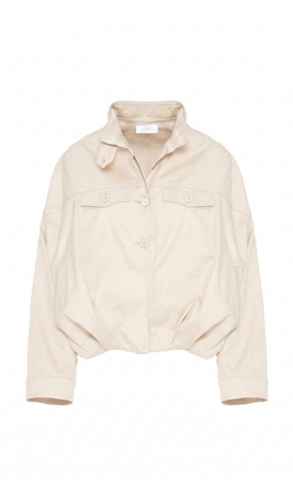 BOMBER IN TWILL DI COTONE