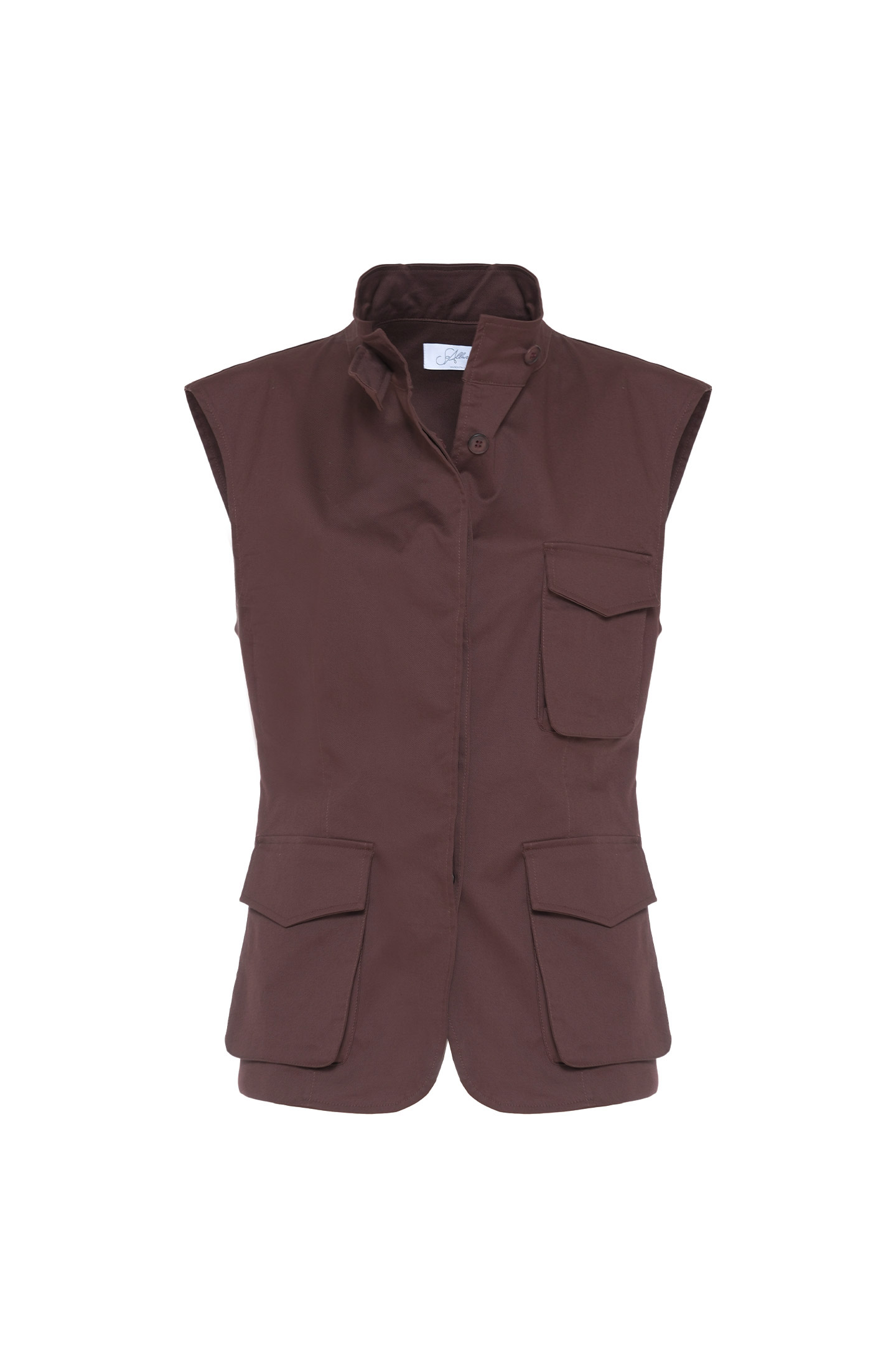 GILET UTILITY IN COTONE