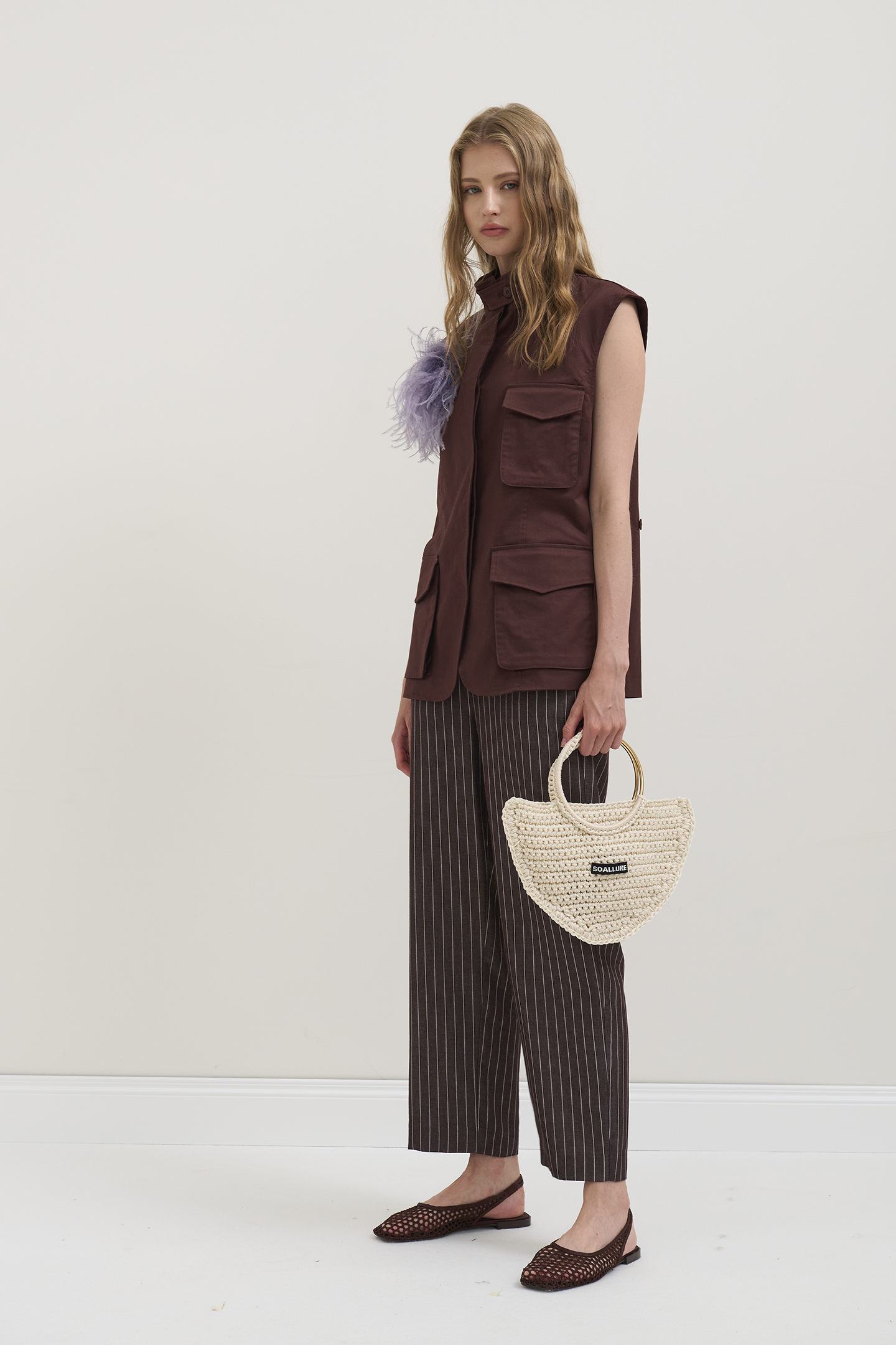 GILET UTILITY IN COTONE - immagine 3