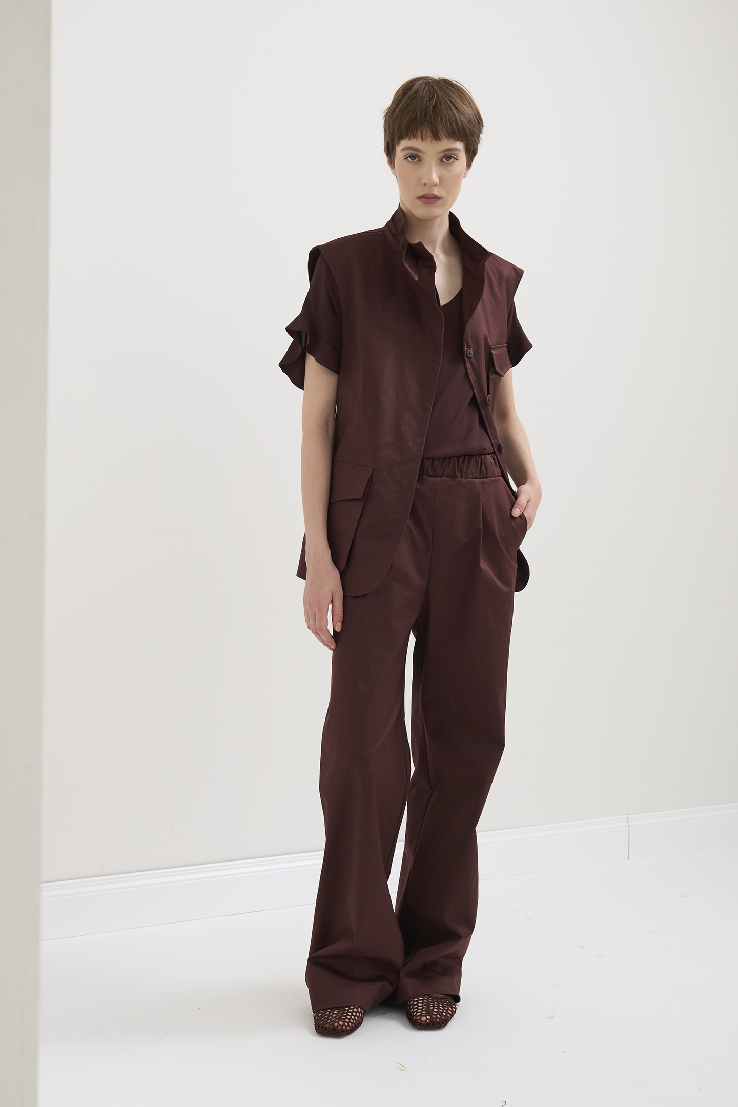 GILET UTILITY IN COTONE - immagine 4
