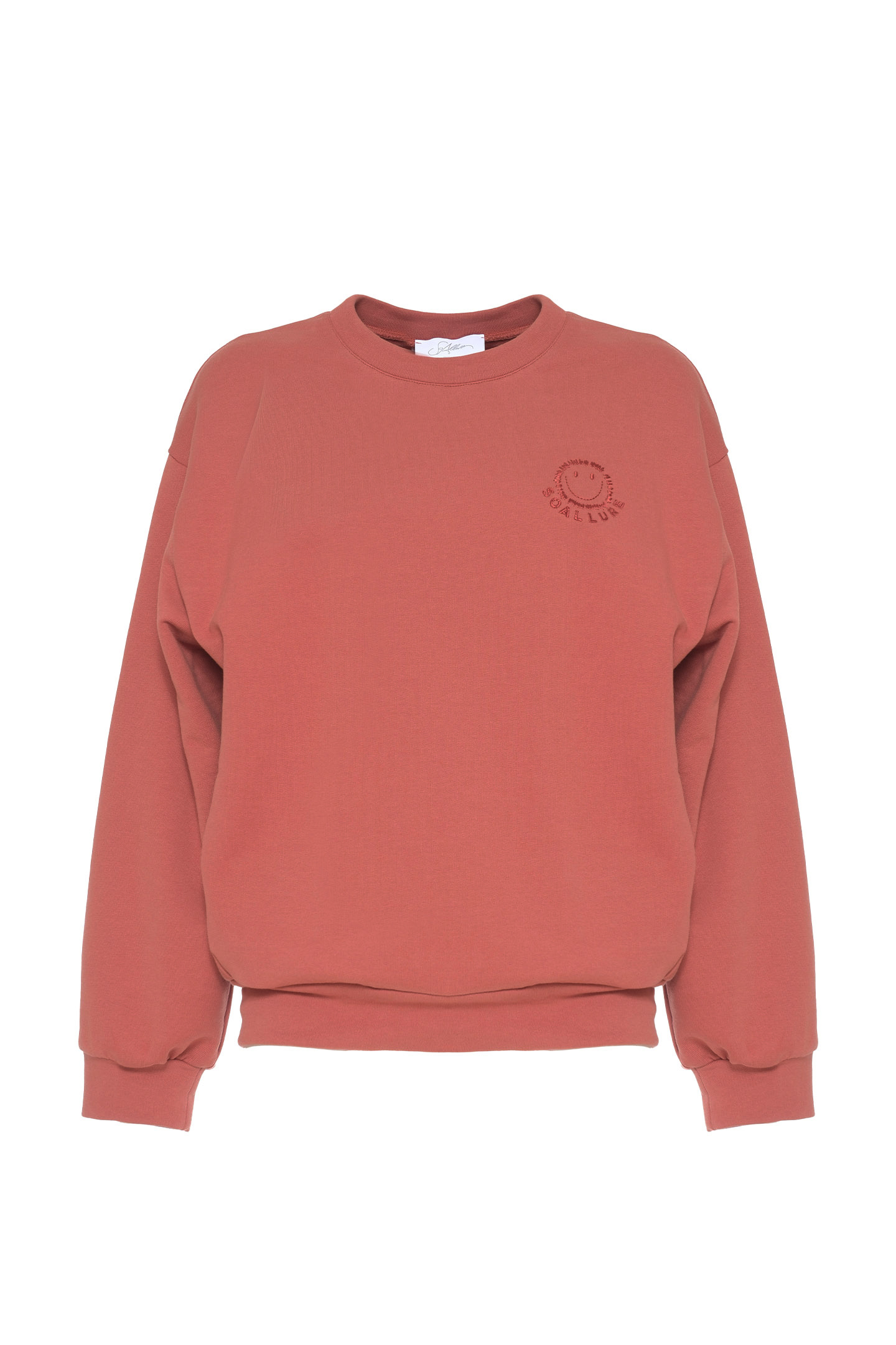 FELPA OVERSIZE CON RICAMO