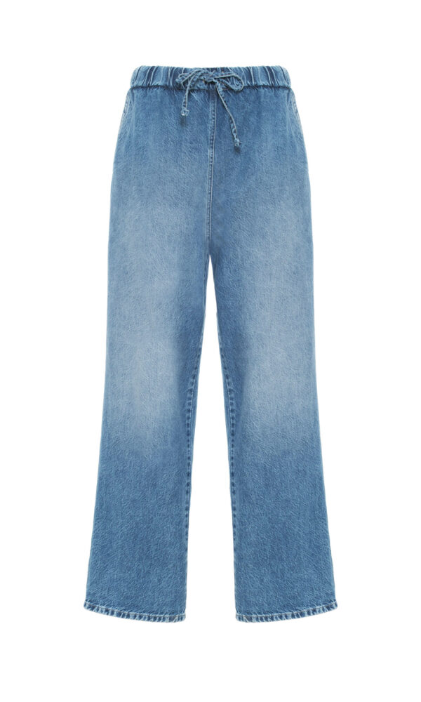 PANTALONI IN DENIM CON COULISSE